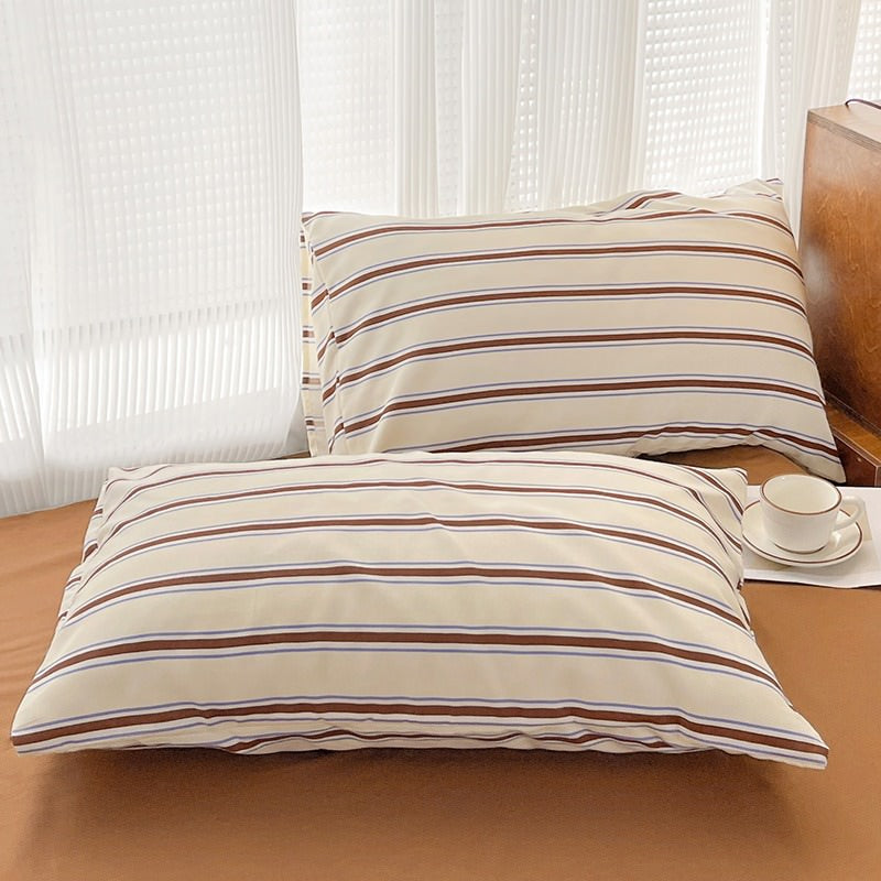 Striped Minimalist Bedding Set