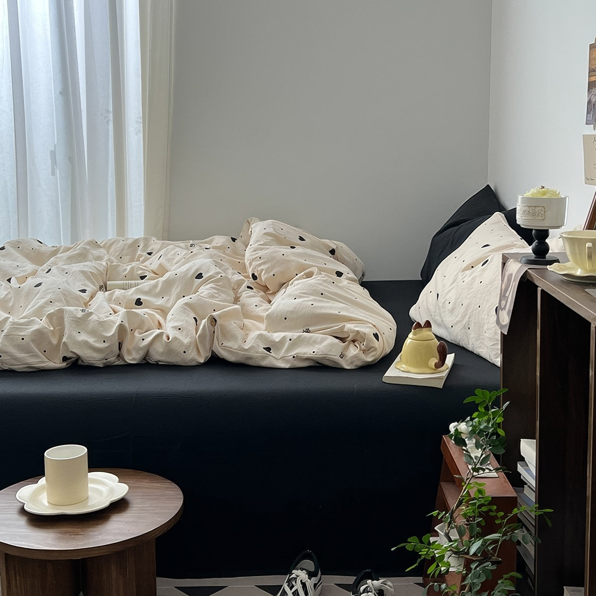 Little Hearts & Polka Dots Bedding Set